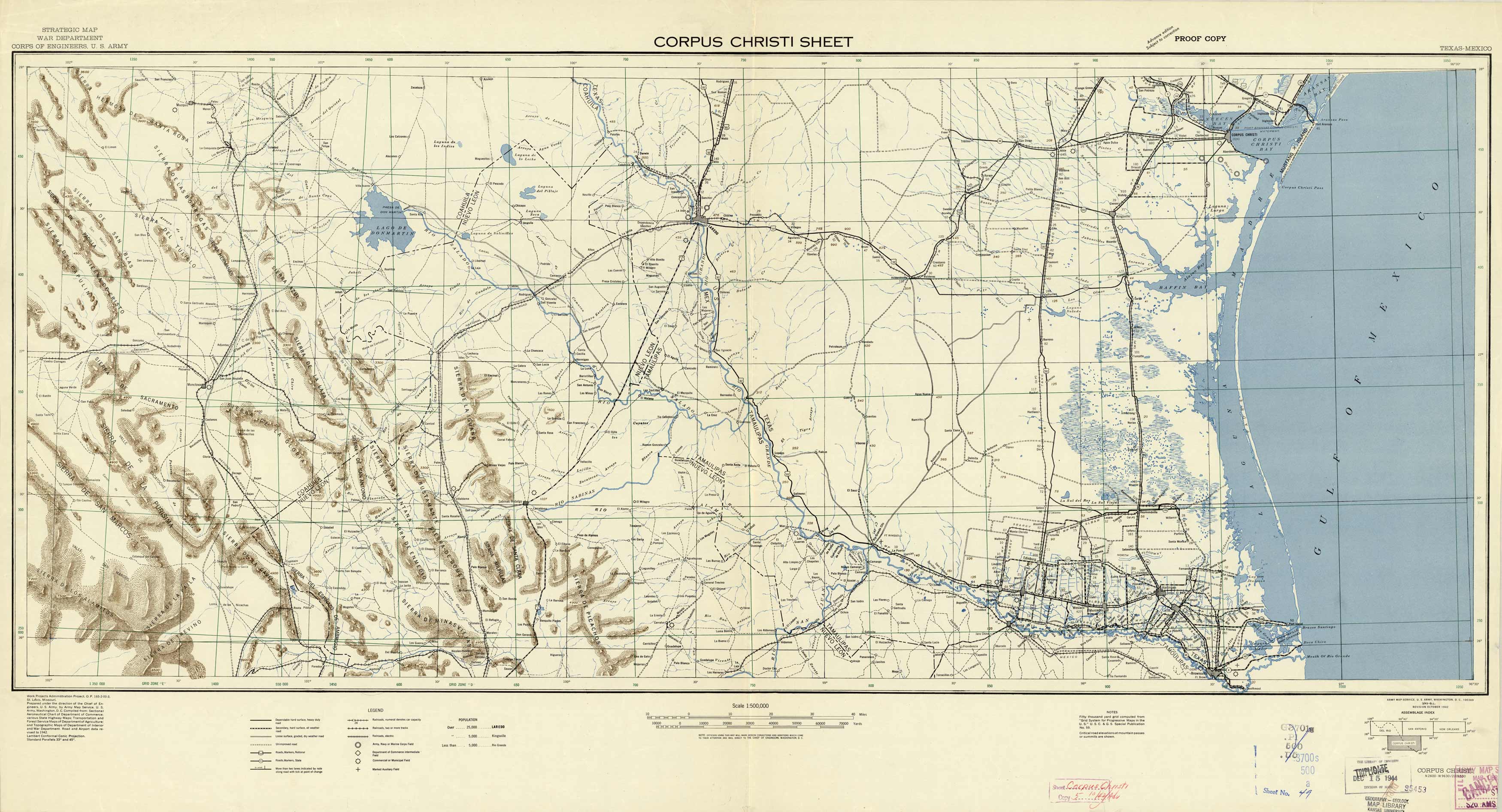 Corpus Christi Sheet - Texas