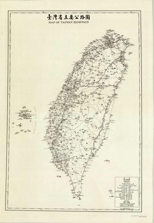 Map of Taiwan Highways