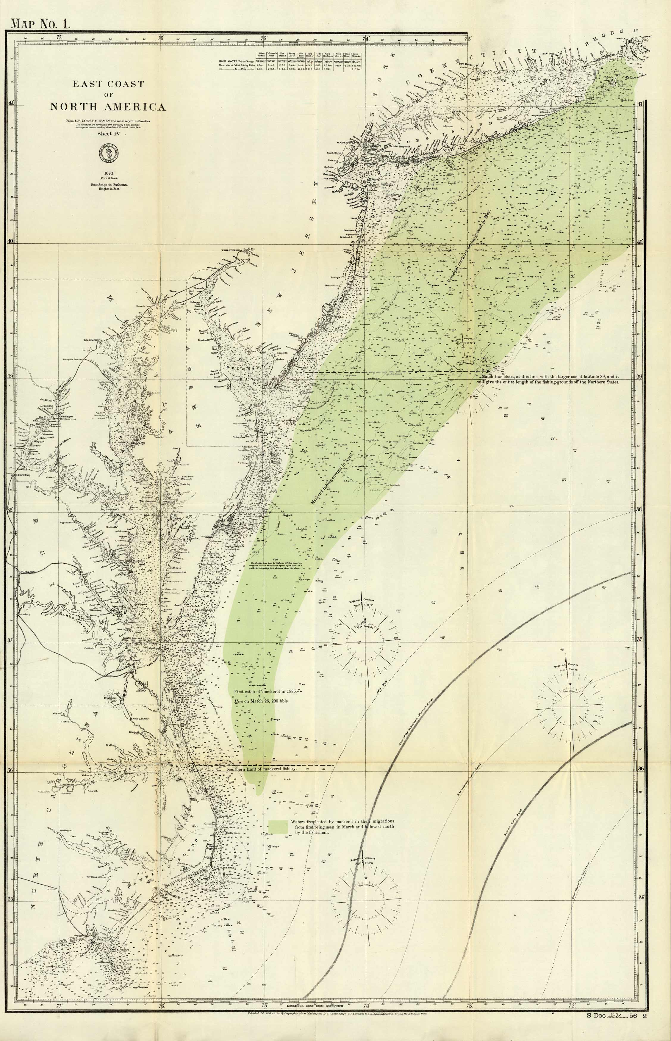 East Coast of North America