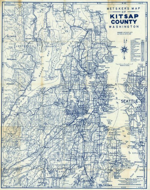 Metskers Map of Kitsap County