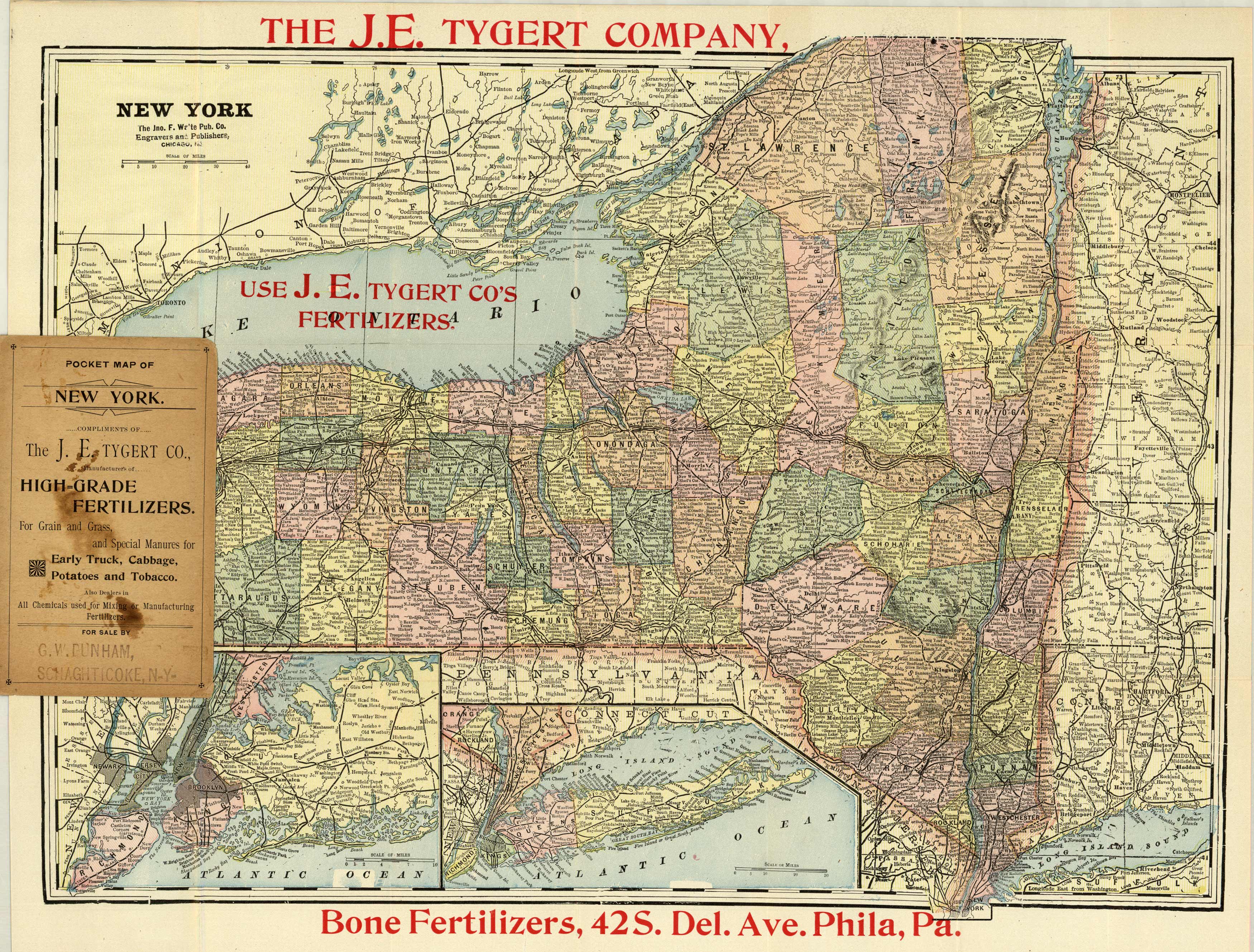 Pocket Map of New York
