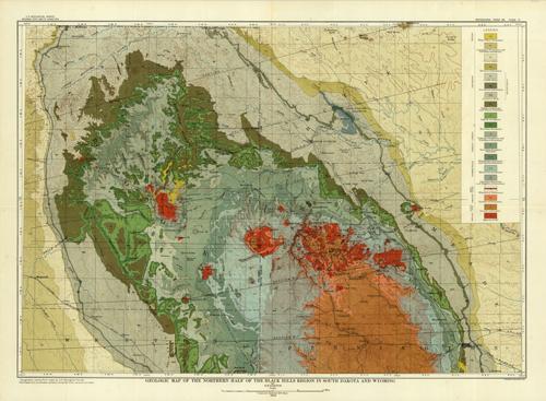 Geologic Map of the Northern Half of the Black Hills Region in South Dakota and Wyoming Geologic Map of the Northern Half of the Black Hills Region in South Dakota and Wyoming