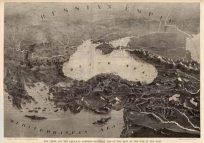 The Cross and the Crescent-Harpers Pictorial Map of the Seat of the War in the East '