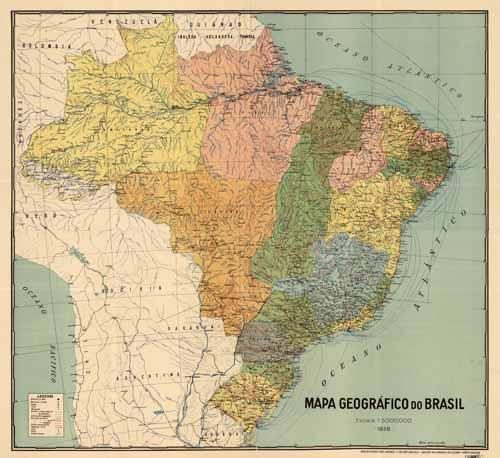 Mapa Geografico do Brasil