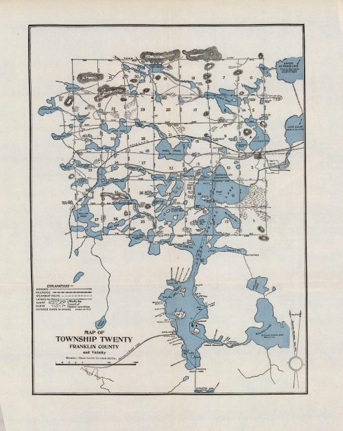 Map of Township Twenty Franklin County and Vicinity (New York)