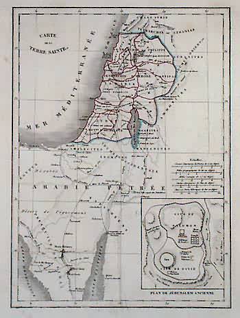 Carte de la Terre Sainte