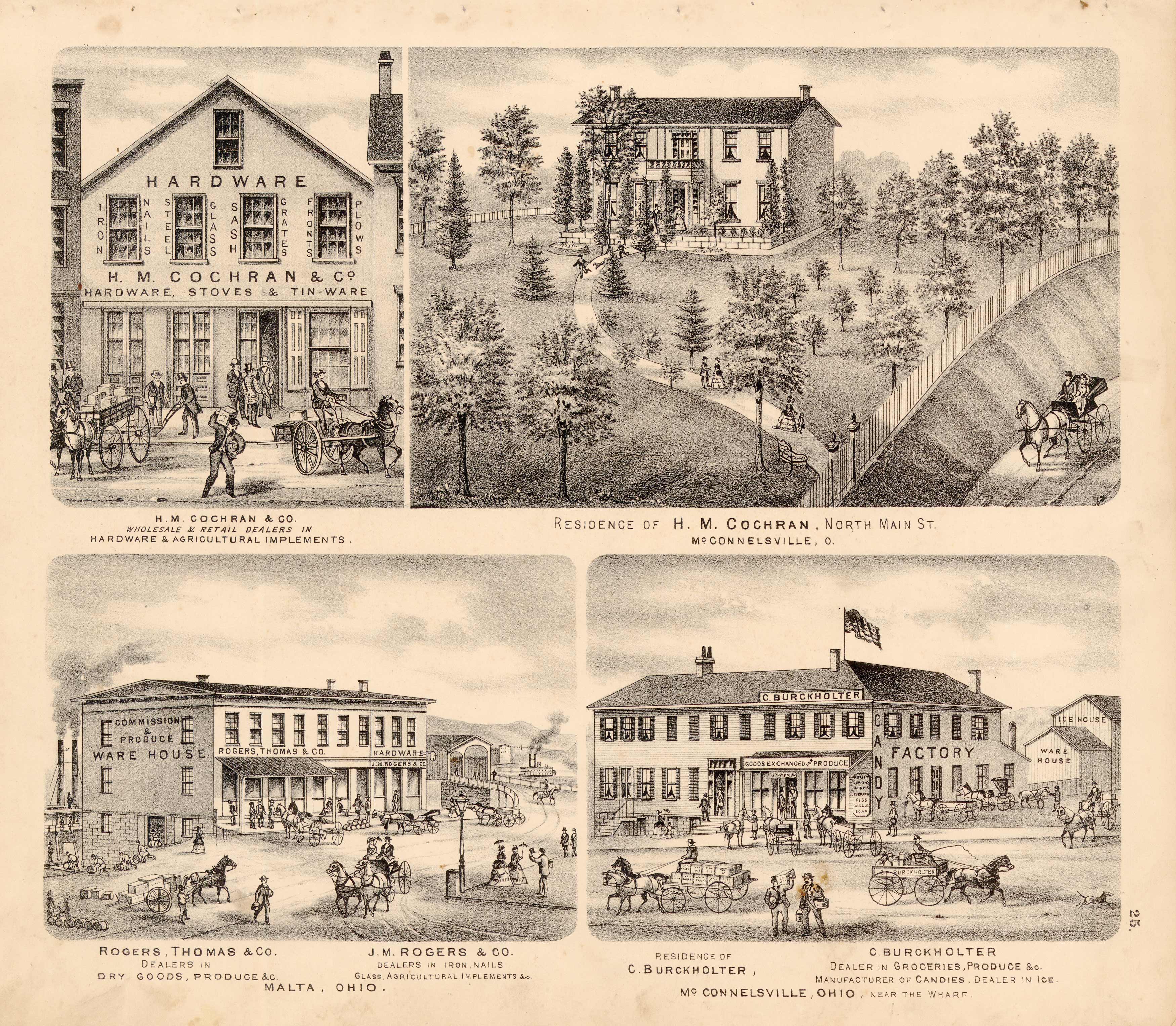 Residence of H.M.Cochran - Cochran Hardware - Rogers