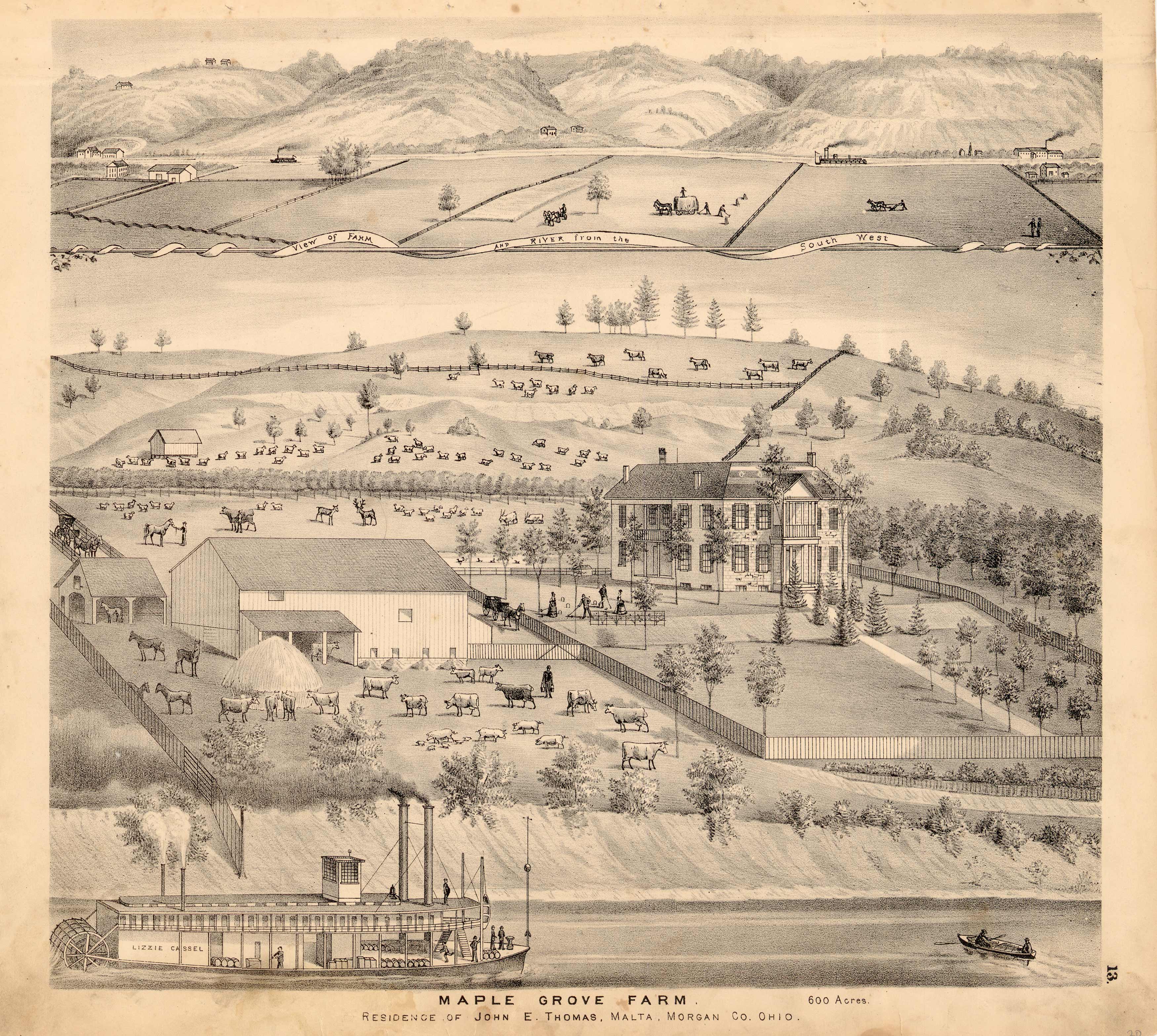 Maple Grove Farm - Residence of John E. Thomas