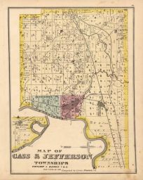 Map of Cass & Jefferson Townships (Ohio)