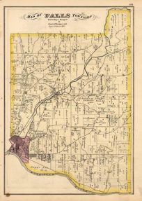Map of Falls Township (Ohio)