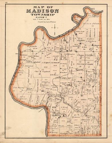 Map of Madison Township (Ohio)
