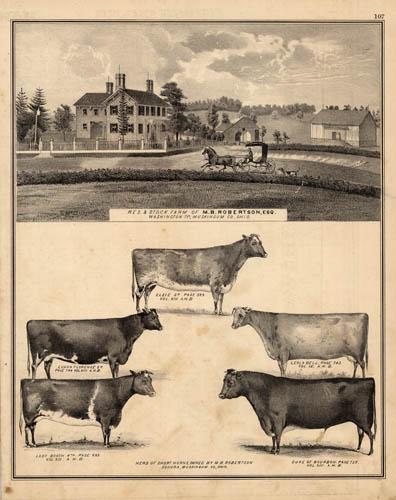 Res. & Stock Farm of M.B. Robertson