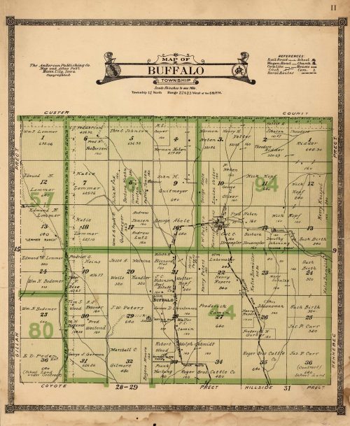 Map of Buffalo Township