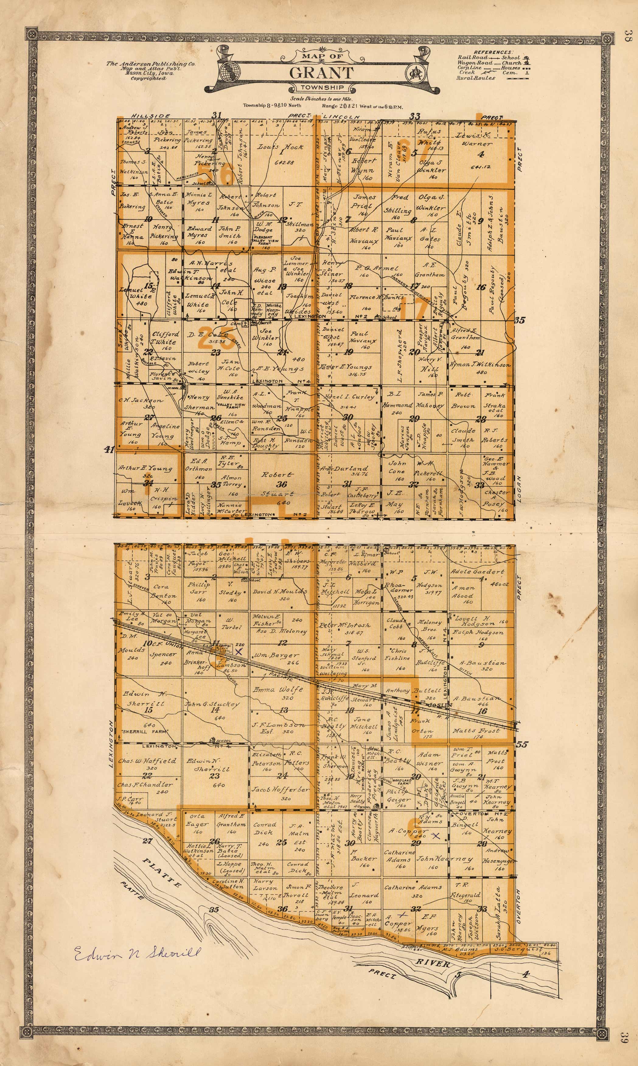 Map of Grant Township Map of Grant Township