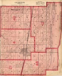 Map of Overton Township