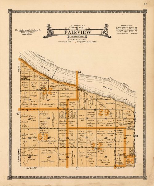 Map of Fairview Township