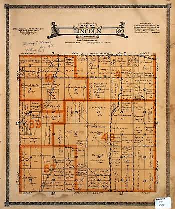 Map of Lincoln Township