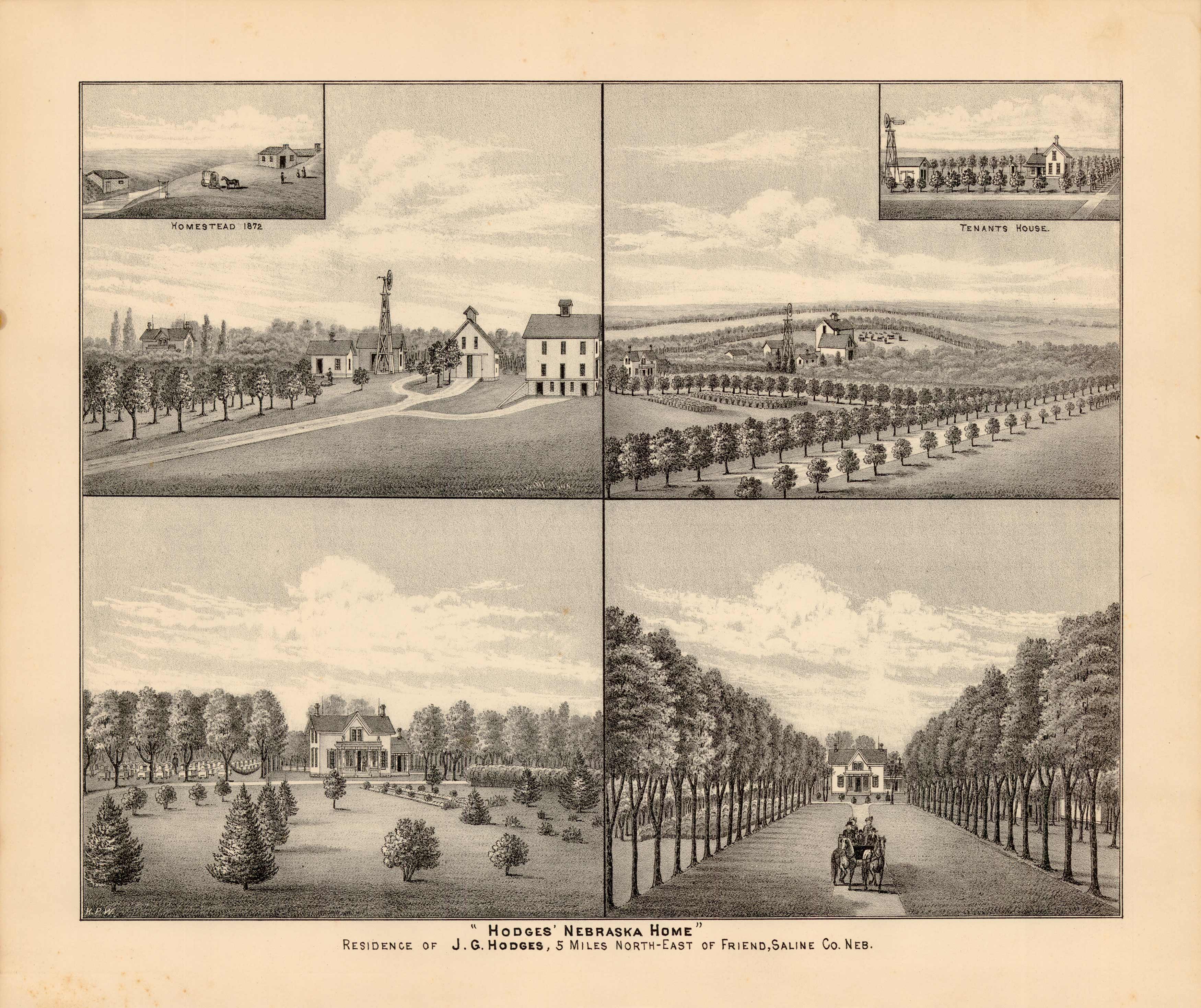 Hodges Nebraska Home - Residence of J.G. Hodges