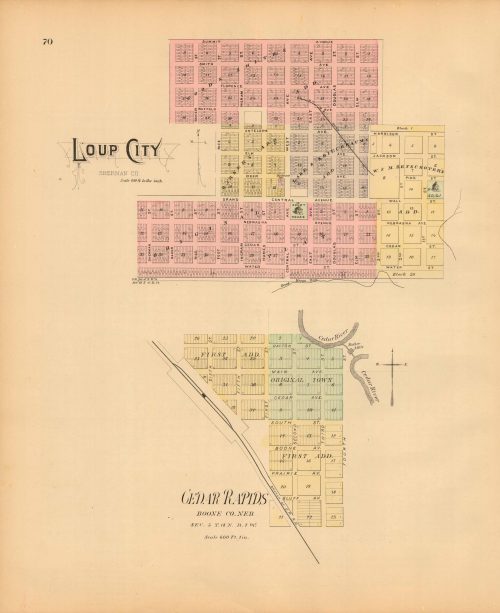 Loup City and Cedar Rapids