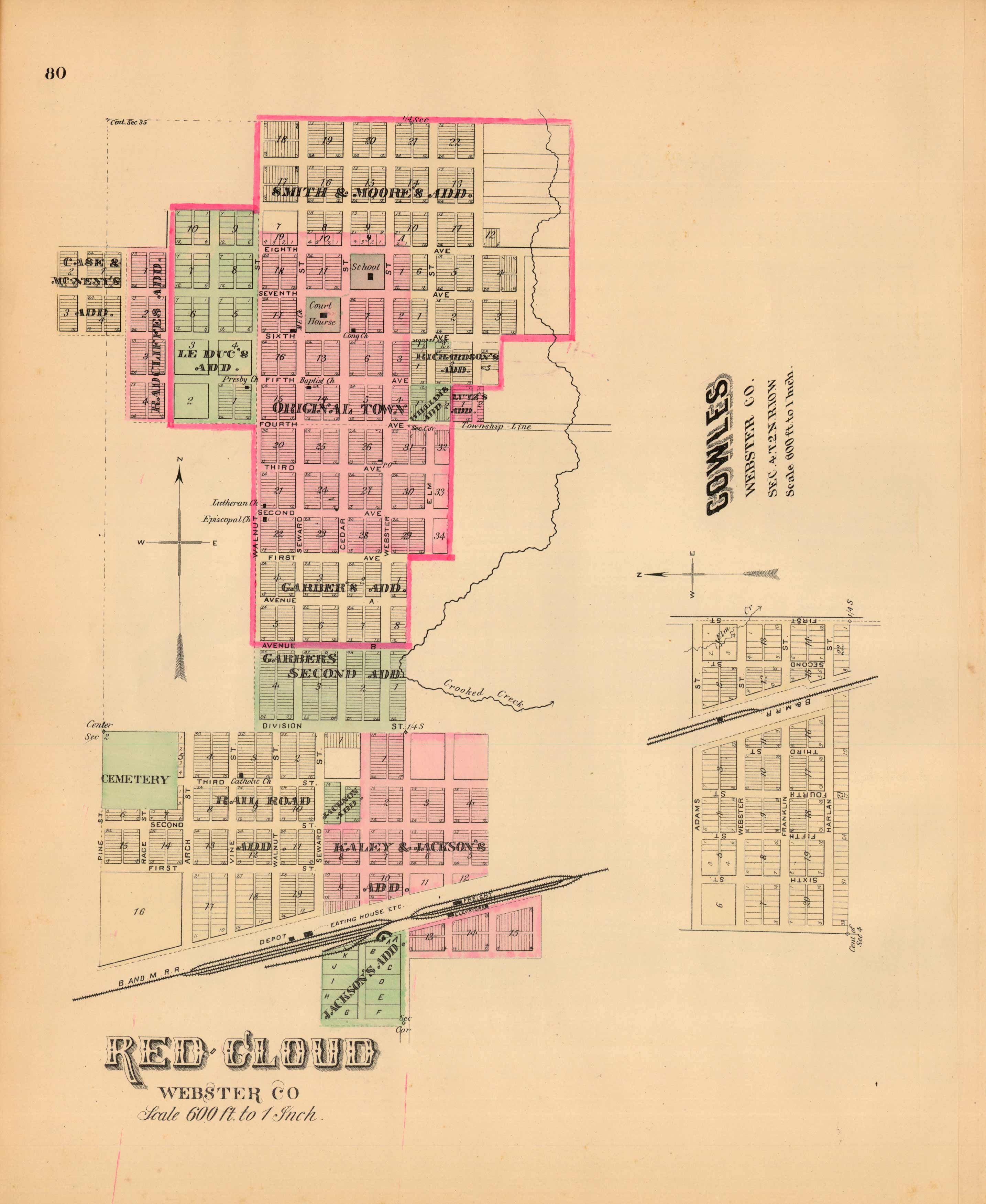 Red Cloud and Cowles Red Cloud and Cowles