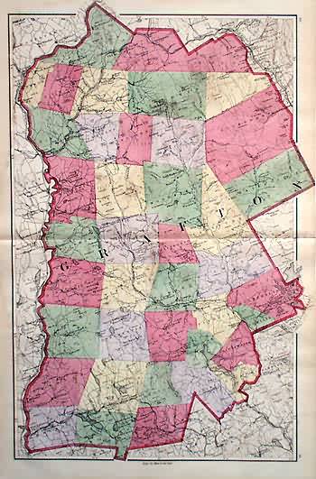 Map of Grafton County