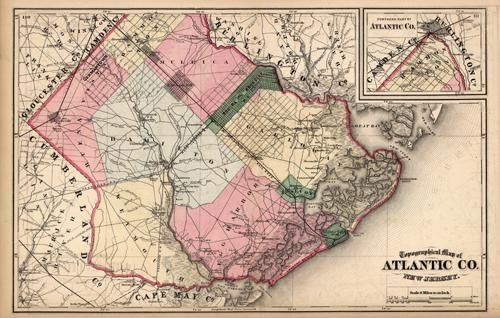 Topographical Map of Atlantic Co.