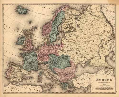 Europe by H.H. Lloyd & Co.