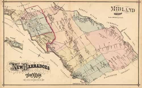 New Barbadoes Township; Midland Township (New Jersey)