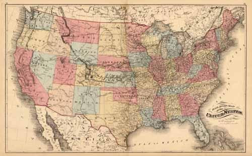 Railroad Map of the United States