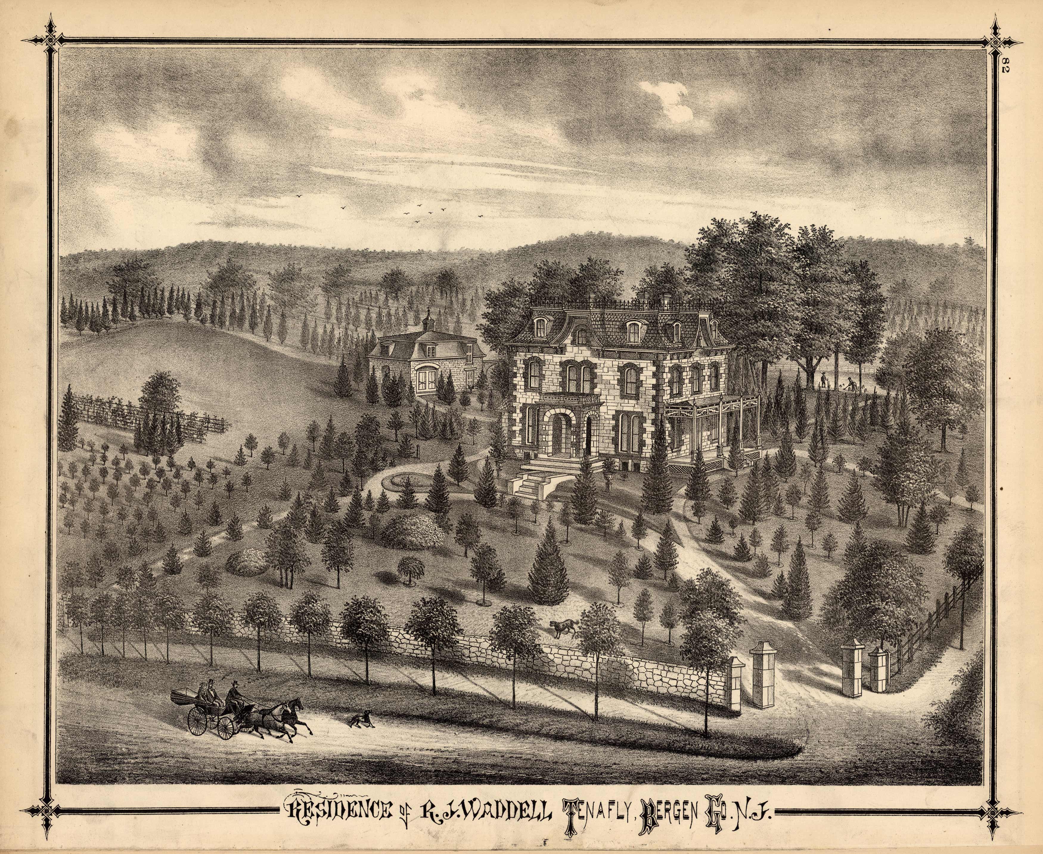 Residence of R.J. Waddell