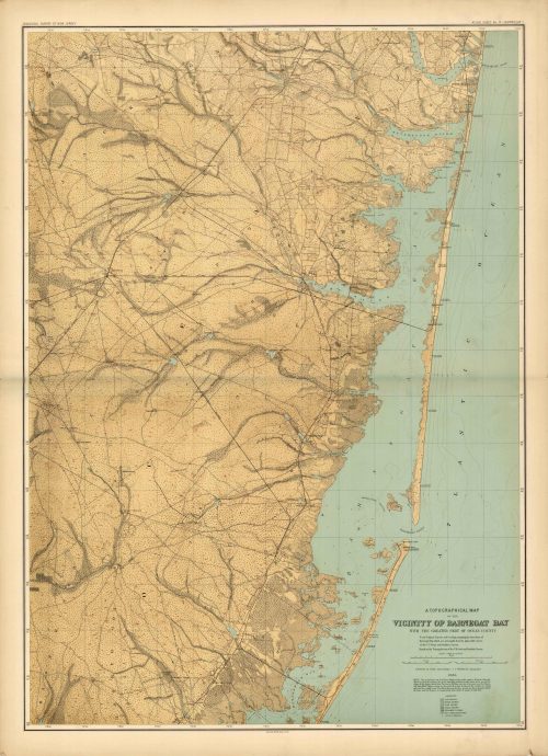 A Topographical Map of Barnegat Bay