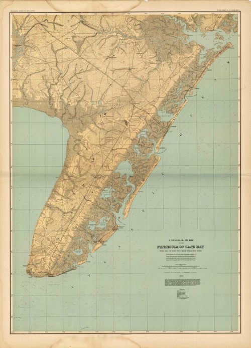 A Topographical Map of the Peninsula of Cape May