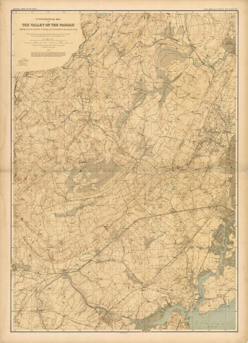 A Topographical Map of the Valley of the Passaic