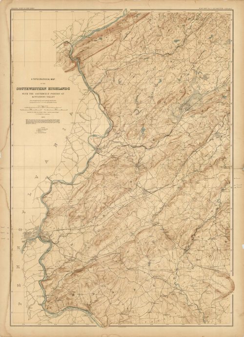 A Topographical Map of the Southwestern Highlands