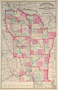 Asher & Adams New Topographical Atlas and Gazatteer of New York.  Onondaga