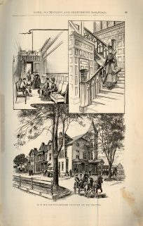 R. W. & O. R.R. - Passenger Station at Rochester