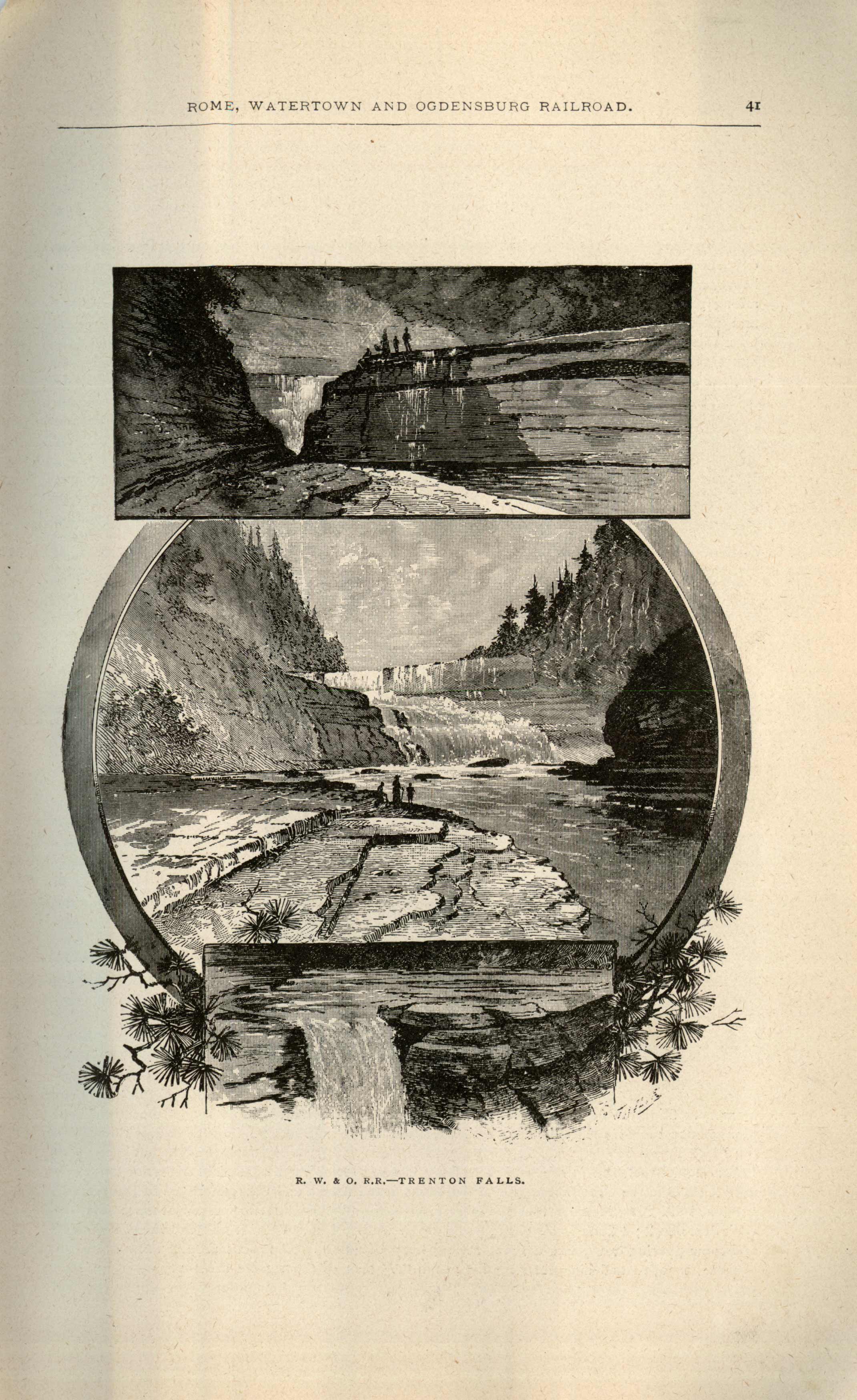 R. W. & O. R.R. - Trenton Falls R. W. & O. R.R. - Trenton Falls