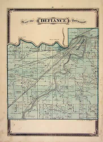 Map of Defiance Township