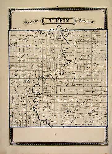 Map of Tiffin Township