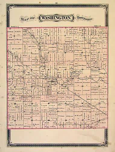 Map of Washington Township