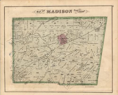 Map of Madison Township