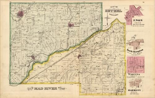 Map of Mad River and Bethel Township