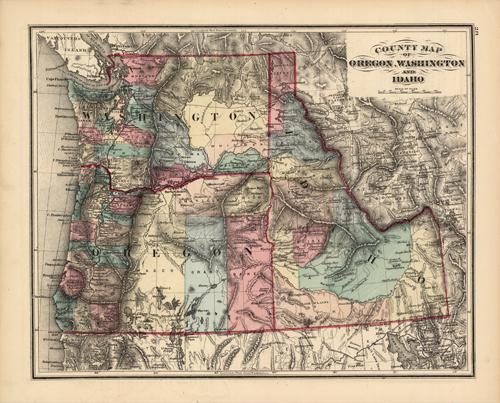 County Map of Oregon