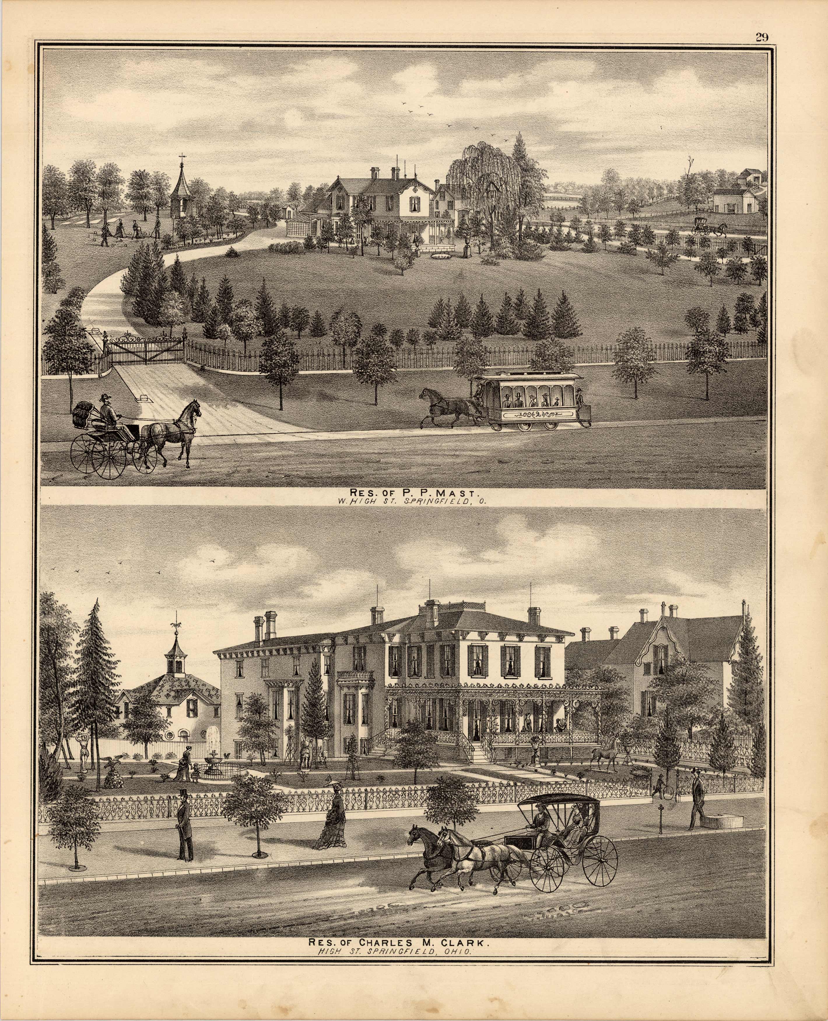 Res. of P.P. Mast and Res. of Charles M. Clark Res. of P.P. Mast and Res. of Charles M. Clark