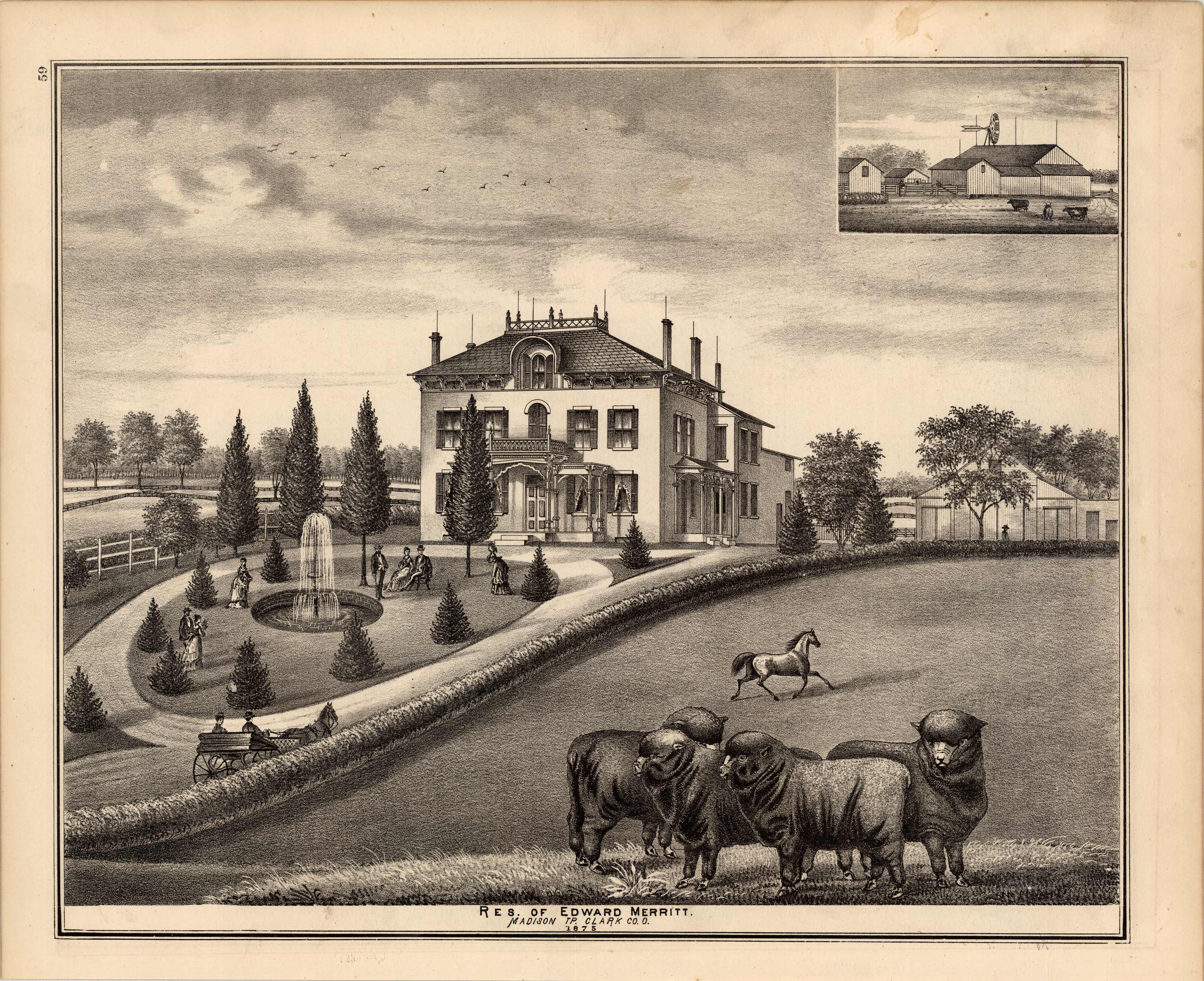 Res. of Edward Merritt Res. of Edward Merritt