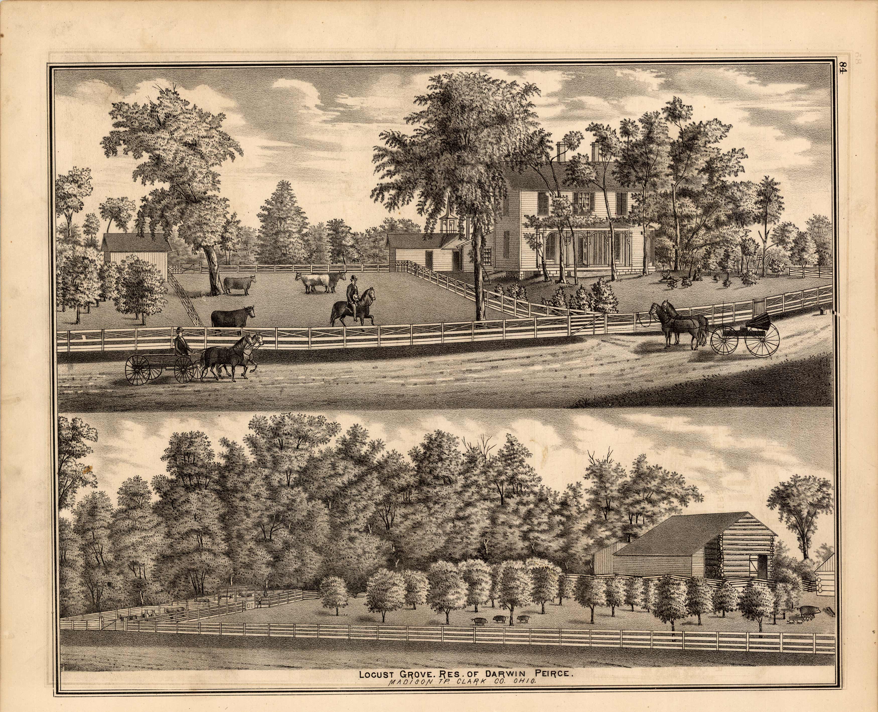 Locust Grove Res. of Darwin Peirce