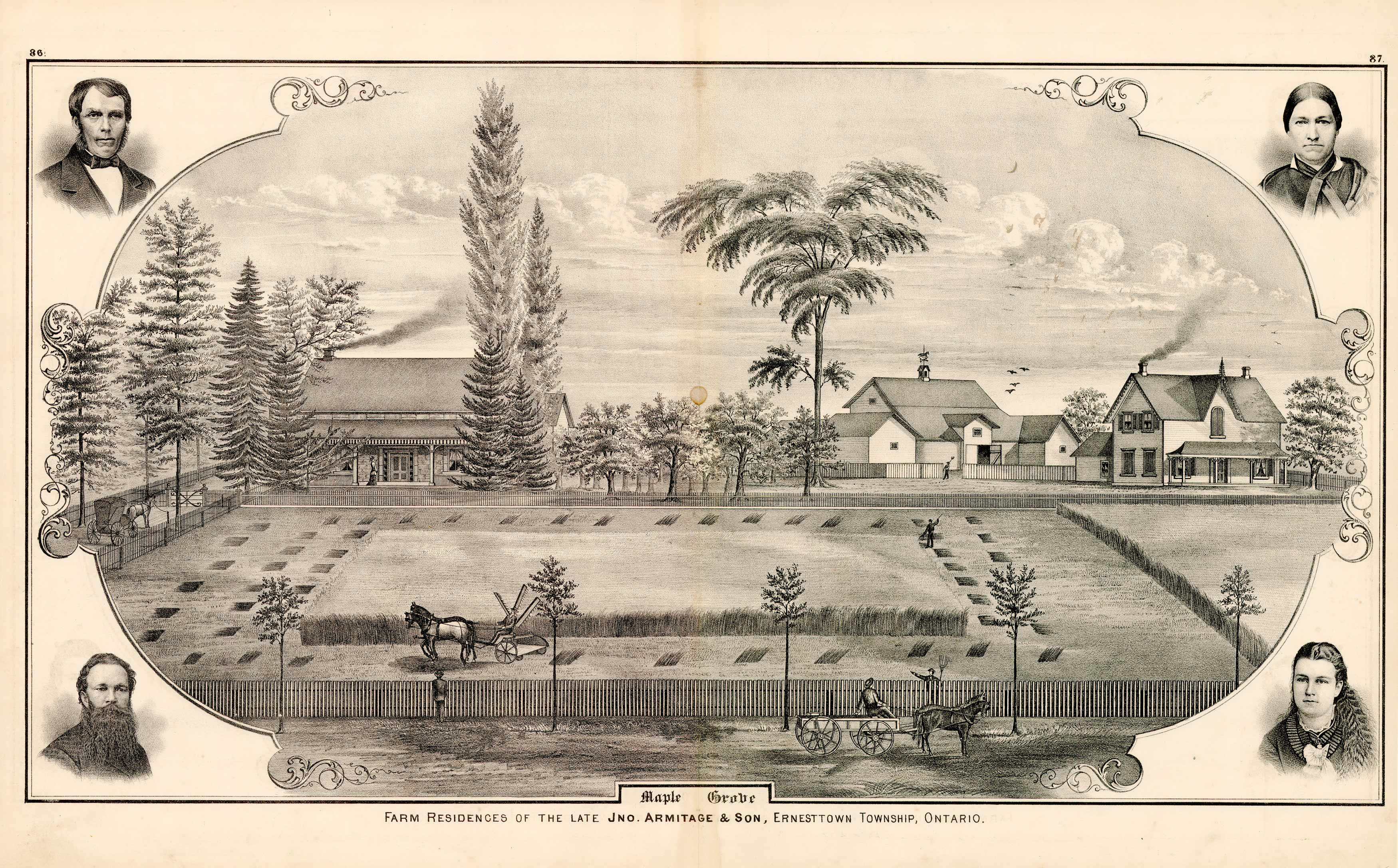 Maple Grove - Farm Residence of the late Jno Armitage & Son