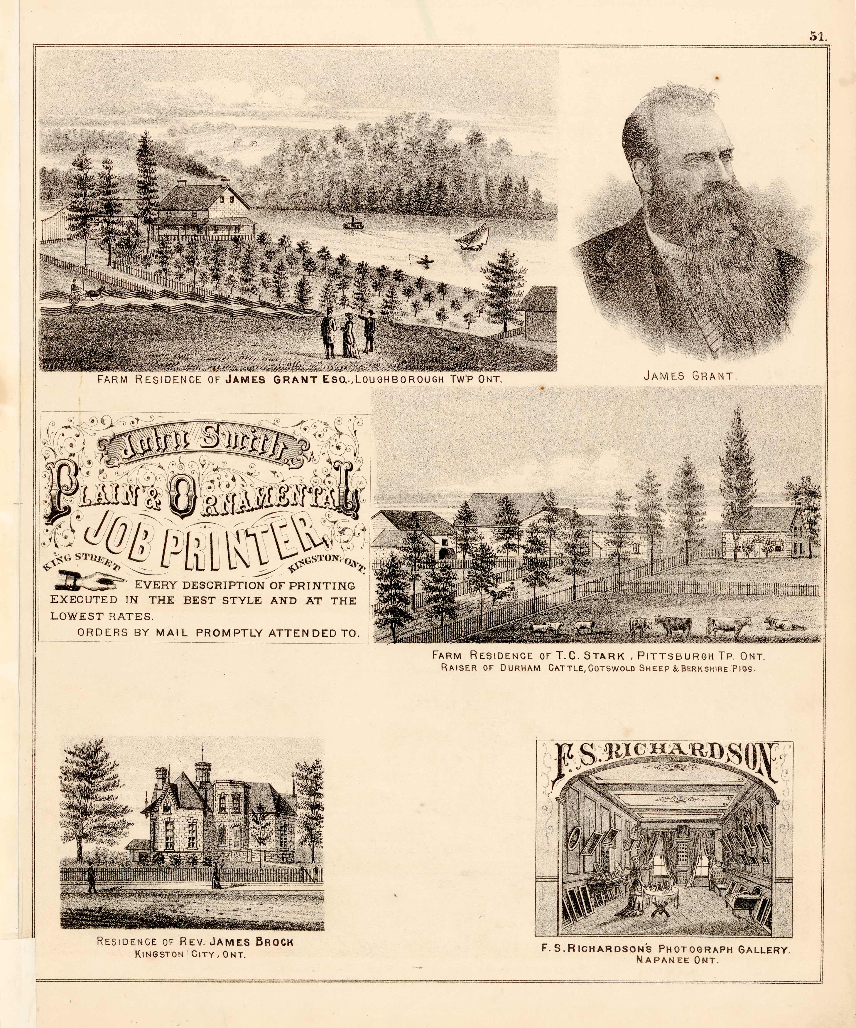 Farm Residence of James Grant Esq.