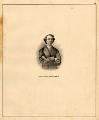 Portrait of Sir John A Macdonald