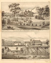 Residence of Dr Mackenzie - Farm Residence of Thomas Sigsworth